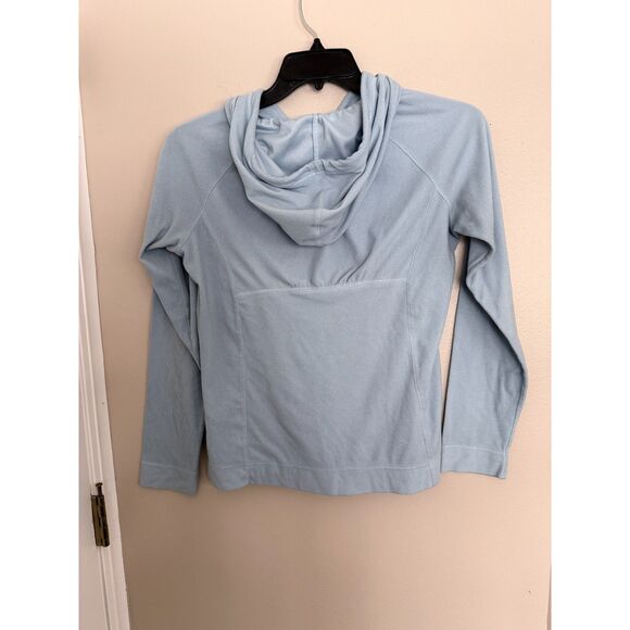 Columbia Women’s Light Blue Fleece Pullover Hoodie – Soft & Cozy – Medium - Picture 3 of 8
